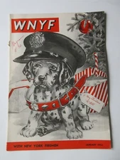 WNYF With New York Firefighters Magazine Jan 1952 Air Raid Drill