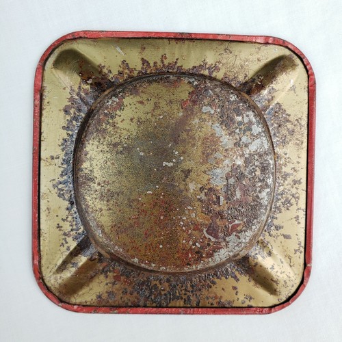 Vintage Risque Advertising Pin Up Ashtray Tin New Magnolia Hotel Jacksonville FL - Picture 5 of 12