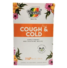 Therbal Tea Colds & Coughs Support 25 Packets Support Congestion and Flu Support