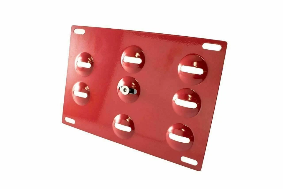 Kit de soporte de parachoques de montaje de matrícula de remolque rojo para Porsche 911 997 Boxster 986 Foto 4 de 4