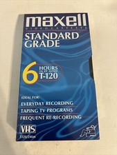 Maxell 214016 120 Minute Gx Silver Video Tape