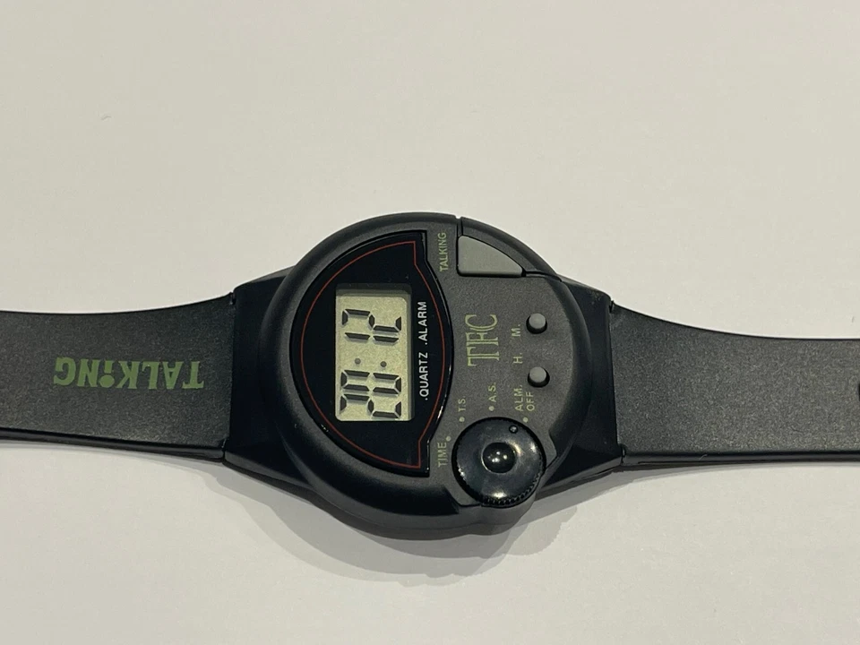 OROLOGIO PARLANTE DA POLSO SVEGLIA VOCALE ITALIANO PER CIECHI NON VEDENTI - Imagen 3 de 4