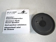 Monacor SP-21/4RDP Black Miniature Flush Mount Speaker