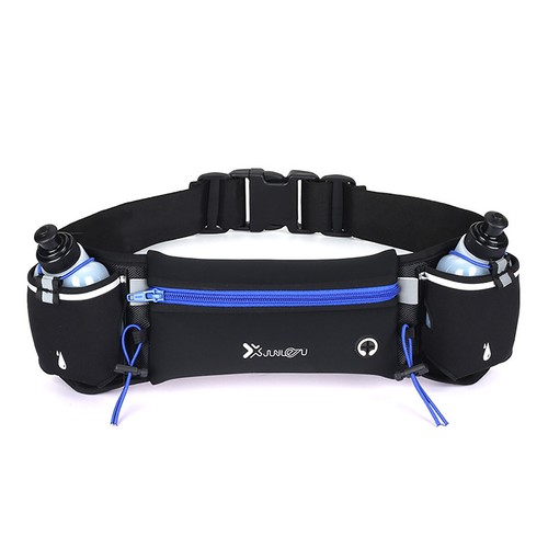 Running Cycling Belt Waist Pack Bag With Water Bottle Sports Fitness Phone Pouch - Picture 13 of 16