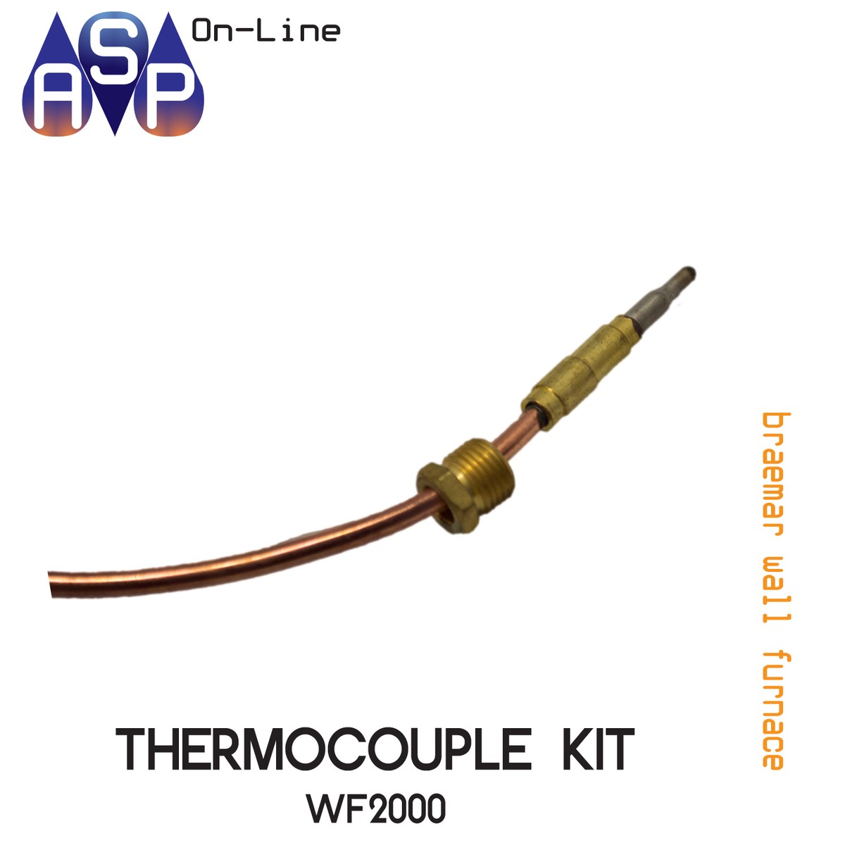 THERMOCOUPLE BRAEMAR WALL FURNACE WF2000 30Mj - PART# 611501 | eBay