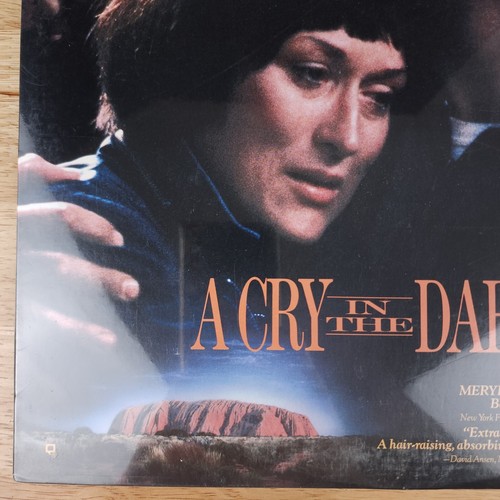A Cry In The Dark Laserdisc LD Movie Extended Play Warner Home Video Sealed - Picture 5 of 13