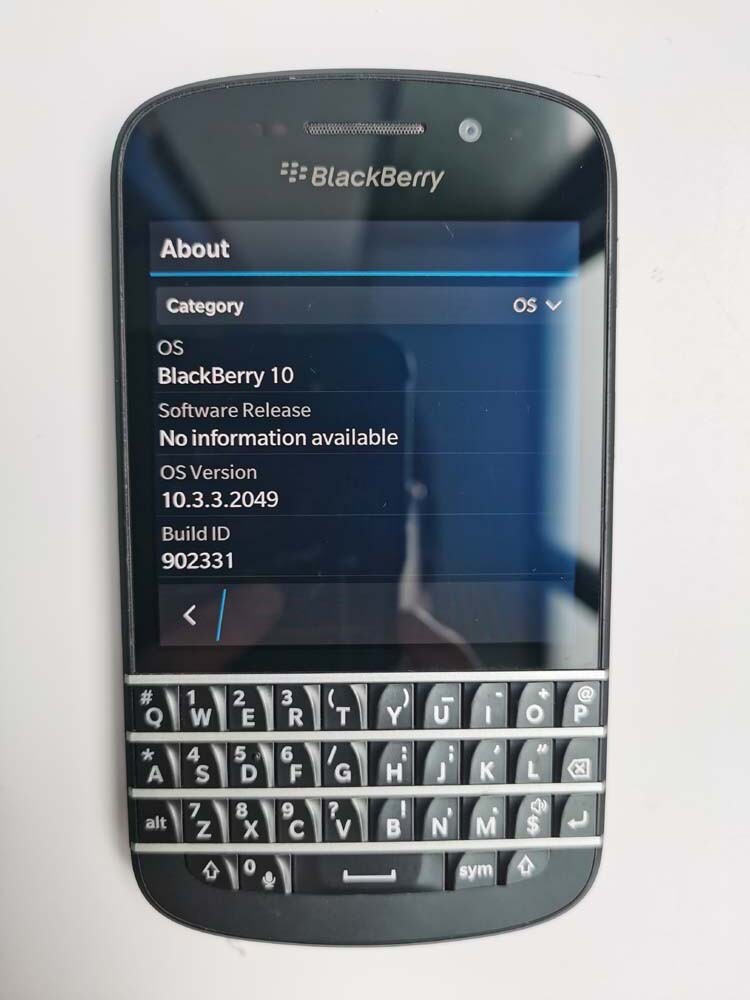 BlackBerry Q10 SIMフリー スマートファン.com 通販価格 ＜新品＞ ブラックベリー Q10