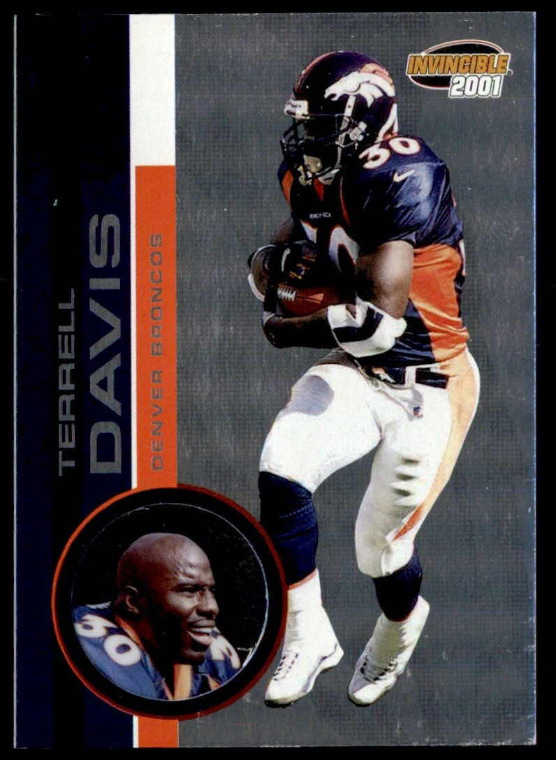 2001 Pacific Invincible Terrell Davis Denver Broncos #71