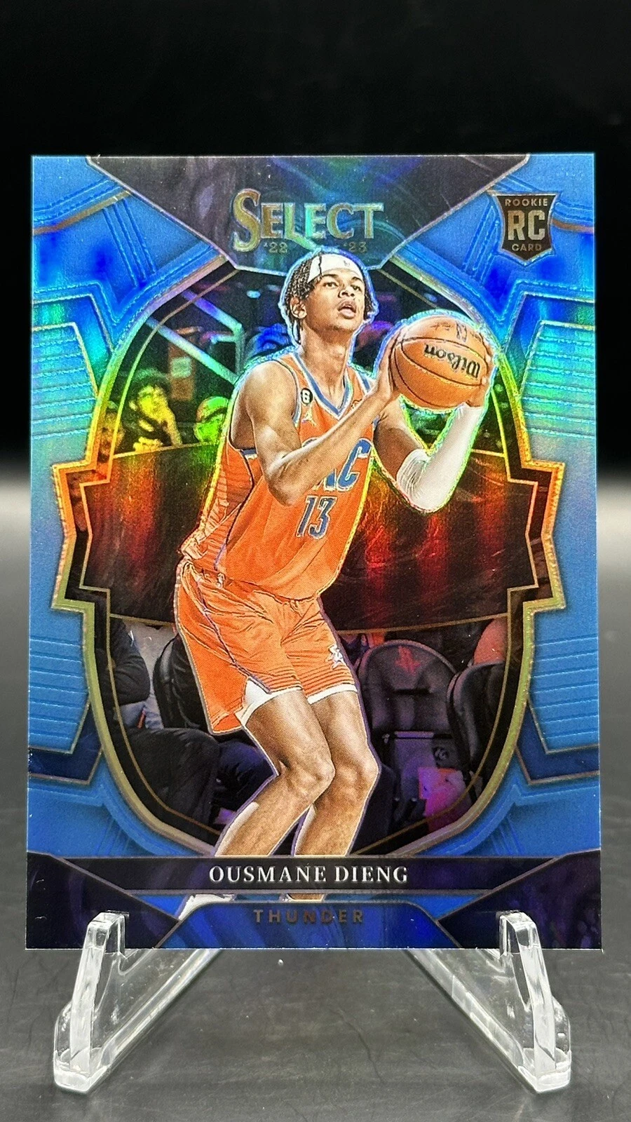 2022-23 Panini Select Ousmane Dieng #76 Light Blue /299 OKC Thunder