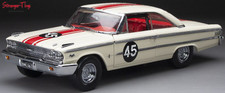SunStar Ford Galaxie 500/XL 1963 #45 Jack Sears 1s 1963 British Saloon Car 1:18
