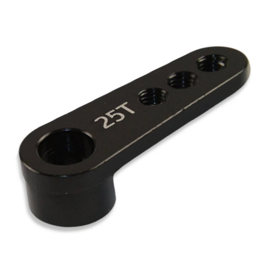 CNC Alu Servo Servohorn Servohebel Futaba Robbe Savöx 25T schwarz - Bild 2 von 2