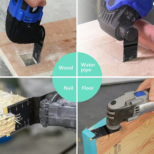 4tlg Multitool Zubehör Sägeblatt-Set Metall Holz für Multimaster Einhell Bosch - Bild 9 von 17