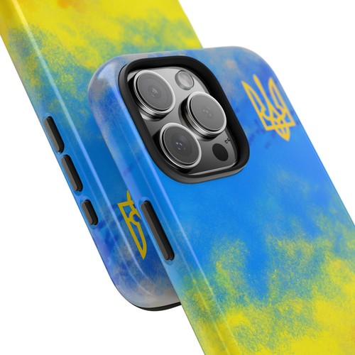 Ukrainian Tryzub Trident Phone Case, Patriotic Ukrainian Gift, Protective iPhone - 第 6/74 張圖片