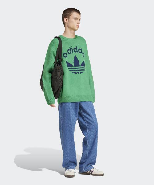 ★★Adairs★★ 70s crewneck sweater green JN5966 Genuine Adidas 70s Crewneck Sweater - Green / JN5966 | eBay
