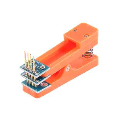  1X Spacing Pogo Pin Download Burn PCB Clip Test Stand 4P 5P 6P 2.54mm