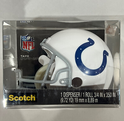 3M Scotch Tape Dispenser - Indianapolis Colts Football NFL Helmet W ...