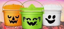 2022 McDONALD'S Halloween Bucket Pail Classic Boo Buckets HAPPY MEAL Set