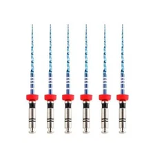 Vakker V Blue 21mm Taper 06 #40 NiTi Rotary Engine Files, 6/Pk