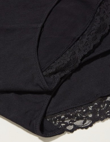 Amazon Essentials Women’s XS Ribbed Cotton High Waist Tanga Underwear 4 Pack NWT - Picture 4 of 7