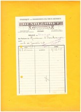 CAUDRY (59) USINE de BRODERIES "Henri GABET" en 1934