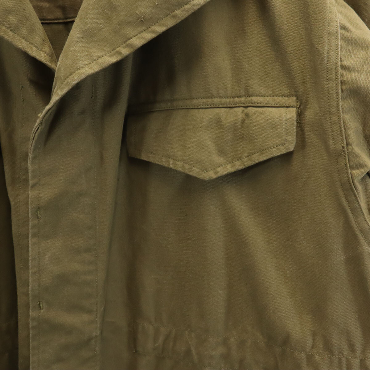 FRENCH ARMY 50s vintage M-47 Field jacket 29 khaki military