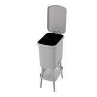 XL Kitchen Rubbish Bin Recycling Waste Bin Dual Multi Compartment Pedal Dustbins