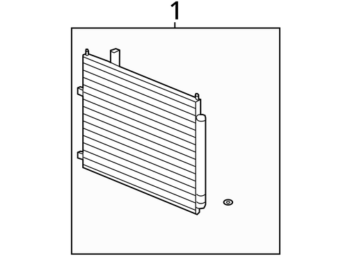 AC Condenser Fits 06-14 RIDGELINE 4804283 - Picture 4 of 14