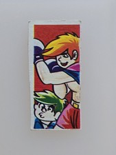 Boxing Boy & Green Hair Kid Colonel 95274 Menko Card Japanese Vintage