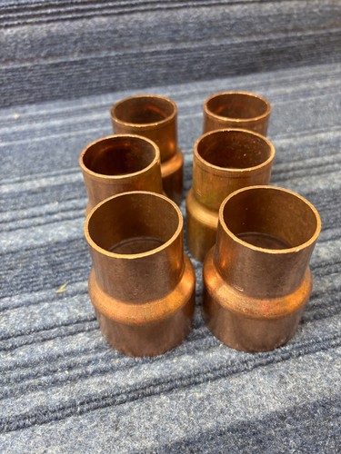 6 NEW EPC 2" x 1- 1/2" Reducing Coupling C x C- COPPER PIPE FITTING PLUMBING Q3