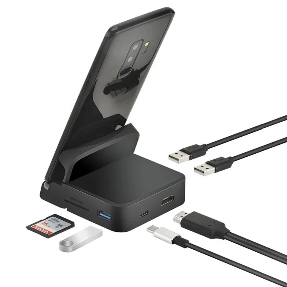 Multifunctional Base USB-C Dock Power Adapter Docking Station For Cell Phone - Image 1 of 4