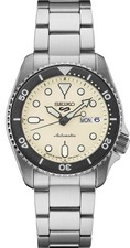 Seiko 5 Sports Automatic Ivory Men's Watch - SRPK31
