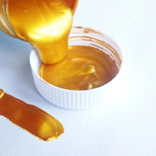 Metallic Acrylic Paint 100ml Waterproof Shimmering Fast Drying for Canvas Craft - Picture 26 of 32