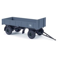 Busch 53327 - 1/87 / H0 - Ifa Hl 80 AnhäNger Dr Grau - Neu