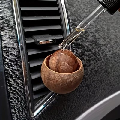 ''Mini Wood Essential Oil Diffuser - Car & Home Aroma''