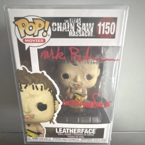 Funko Pop! Movies Leatherface 1150 Autographed The Texas Chainsaw Massacre