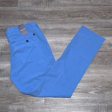 Peter Millar Crown Crafted Men's Size 38x32 Brook Blue Surge Performance Pants