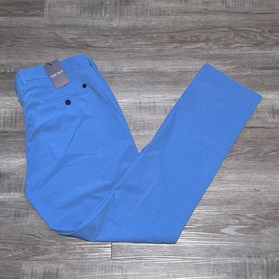Peter Millar Crown Crafted Men's Size 38x32 Brook Blue Surge Performance Pants