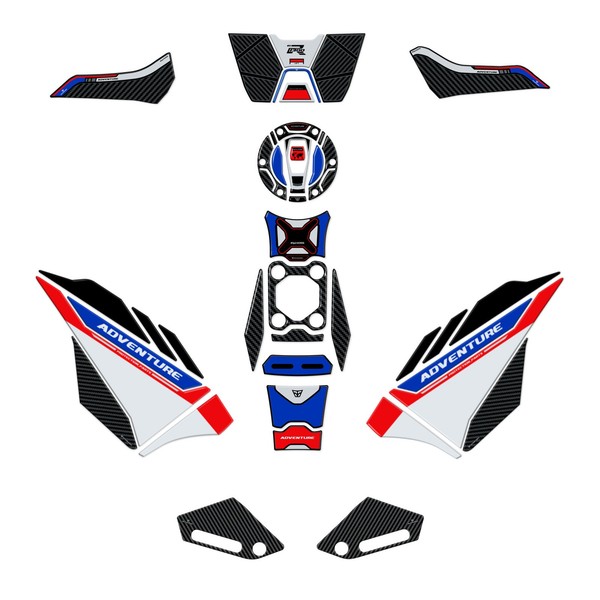 Kit Tank Full Aufkleber 3D Kompatibel Bmw R 1300 Gs Adventure Trophy 2025-2026-image