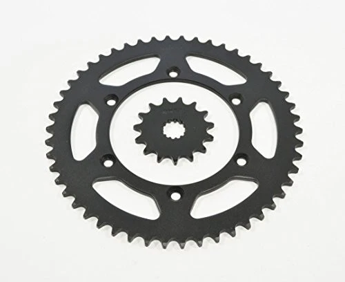 Roda dentada preta 2003-2014 Yamaha WR450 F WR 450F 15 dentes dianteiros e 50 dentes traseiros - Imagem 3 de 4