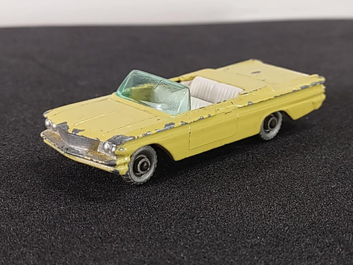 Lesney Matchbox #39 1960 PONTIAC BONNEVILLE CATALINA Convertible Maroon Base SPW - Picture 1 of 12