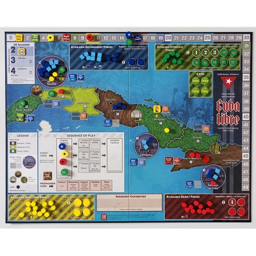GMT Games Cuba Libre 4th Printing GMT 1309 - Picture 4 of 9