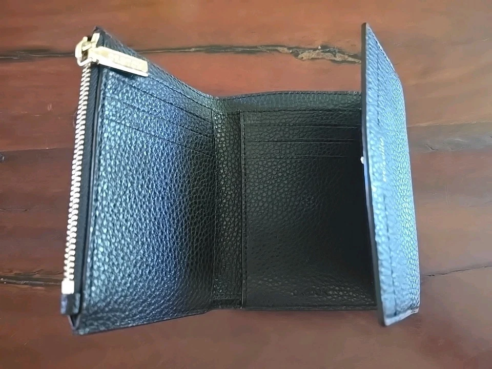Oroton wallet Black Leather Trifold - Image 3 of 4