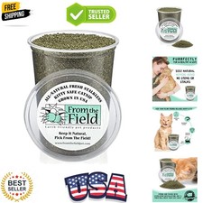 Fine Ground Stalkless Catnip -Grown Catnip for Toys Playtime Fresh, Po...