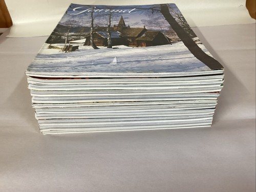 Gourmet Magazine Lot of 11 Magazines January 1994 To January 1995 - Foto 3 di 14