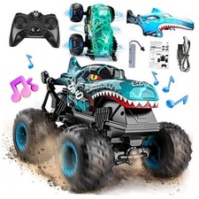 Monster Truck Toys - Remote Control Monster Trucks with Light  Two Shells