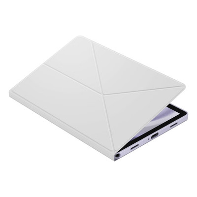 Samsung Galaxy Tab A9+ Book Cover - White/Lilac: Compatible with A9+ Tablet