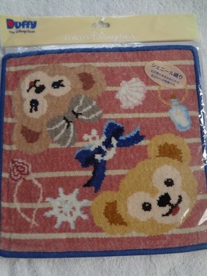 Disney Sea Duffy und Shelliemay Chenille Mini Handtuch 25x25cm Seaward Figur