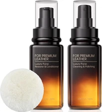 Leather Purse Cleaner and Conditioner for Women Luxury Purses, Bags, Handbags, L