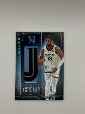 Panini 2024-25 Silhouette Jaren Jackson Jr Grizzlies Threads THR-JJJ /5