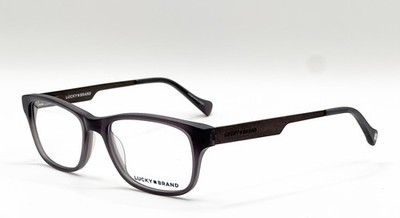 Lucky Brand D807 Matte Grey Rectangle Authentic Eyeglass Frames 48-16-130